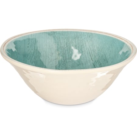 Carlisle Foodservice Melamine Ice Cream Bowl, 27 oz., Aqua, PK12 6401315