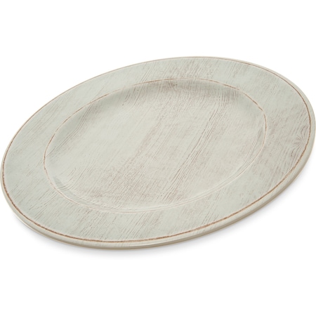 Carlisle Foodservice Melamine Dinner Plate, 11", Buff, PK12 6400106