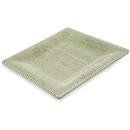 Carlisle Foodservice Melamine Square Salad Plate, 8.5", Jd, PK12 6402346