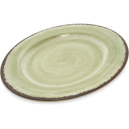 Carlisle Foodservice Melamine Dinner Plate, 11", Jade, PK12 5400146