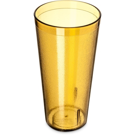 Carlisle Foodservice SAN Plastic Tumbler, 24 oz., Amber, PK72 522413
