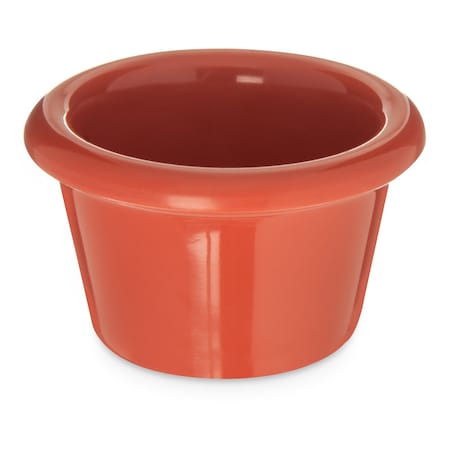 Carlisle Foodservice Melamine Smooth Ramekin, 1.5 oz., Orn, PK48 S27552