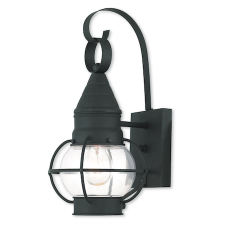 Livex Lighting Newburyport 1 Light Black Outdoor Wall Lantern 26900-04
