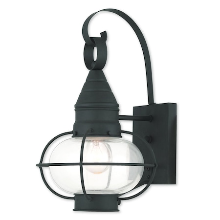 Livex Lighting Newburyport 1 Light Black Outdoor Wall L 26901-04