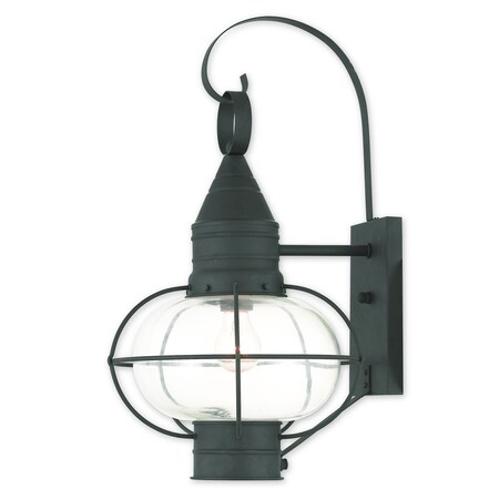 Livex Lighting Newburyport 1 Light Black Outdoor Wall L 26904-04