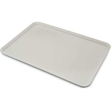 Carlisle Foodservice Tray Display/Bakery, 17.9x25.6", White, PK6 2618FGQ001