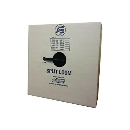 Battery Doctor Split Loom-1In Black-100 Ft-Dispenser Box 27110