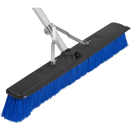 Carlisle Foodservice Floor Sweep w/Squeegee, 24", Blu, PK6 3621962414