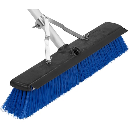 Carlisle Foodservice Floor Sweep w/Squeegee, 18", Blu, PK6 3621961814