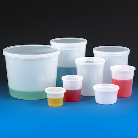 Globe Scientific Container, 8 oz. (250mL), Hdpe, PK100 271008
