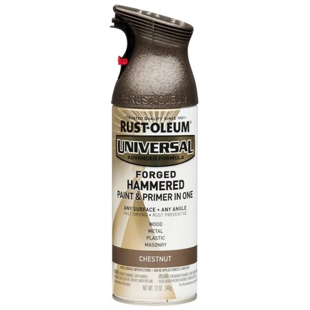 Rust-Oleum Hammered Spray Paint, Chestnut, Hammered, 12 oz. 271479