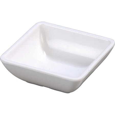 Carlisle Foodservice Melamine Square Ramekin, 2 oz, White 086002
