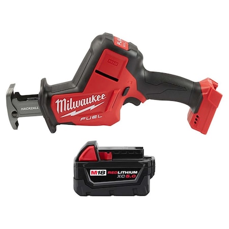 Milwaukee Tool M18 FUEL HACKZALL + M18 REDLITHIUM XC5.0 Battery 2719-20,48-11-1850