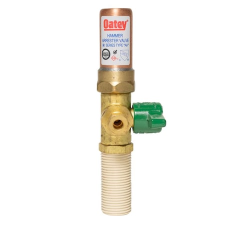 Oatey Valve, 1/4 Turn Imb Hammer CPVC LL 39167