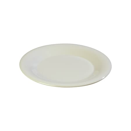 Carlisle Foodservice Wide Rim Pie Plate, 6.5", Bone, PK48 3301842