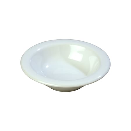 Carlisle Foodservice Melamine Rim Fruit Bowl, 4.5 oz., Wht, PK48 3304202