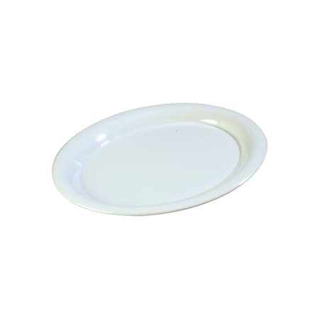 Carlisle Foodservice Melamine Platter Tray, 12"x9", Wht, PK12 3308202