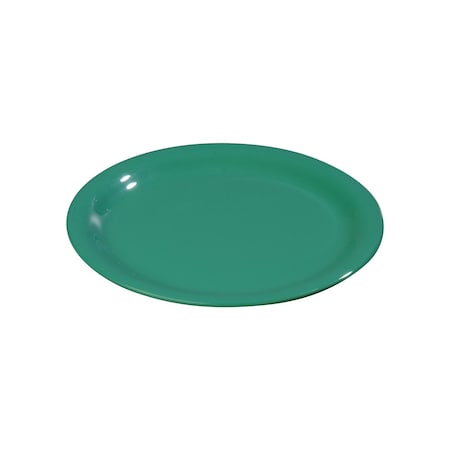 Carlisle Foodservice Wide Rim Salad Plate, 7.5", Green, PK48 3301609