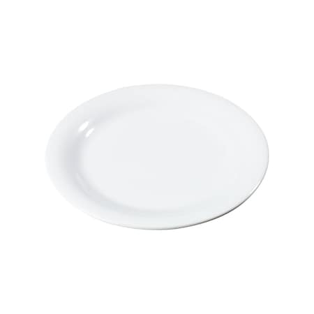 Carlisle Foodservice Narrow Rim Dinner Plate, 9", Wht, PK24 3300402