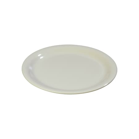 Carlisle Foodservice Narrow Rim Dinner Plate, 9", Bone, PK24 3300442