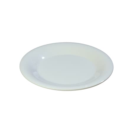 Carlisle Foodservice Wide Rim Dinner Plate, 9", Wht, PK24 3301202