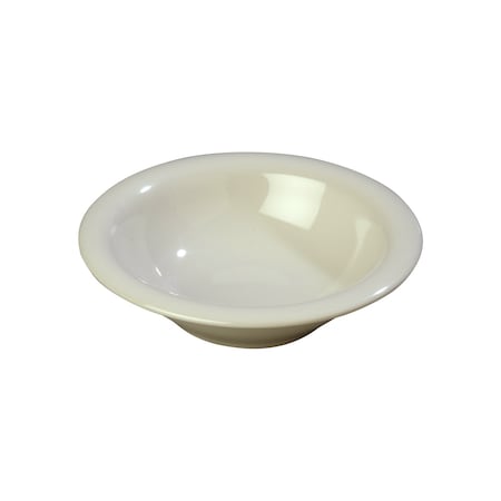 Carlisle Foodservice Melamine Rimmed Bowl, 12 oz., Bone, PK24 3303642