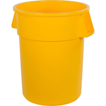 Bronco Trash Can, 55 gal Bronco Rnd Trsh Can Ylw 84105504