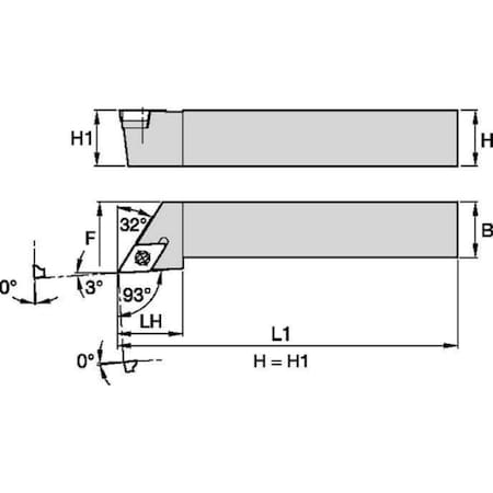 Widia Toolholder, Clamping System S 3879463