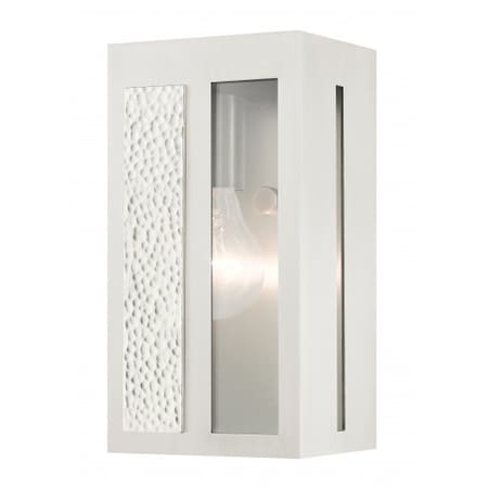 Livex Lighting Brushed Nickel Outdoor ADA Wall Lantern,  27411-91
