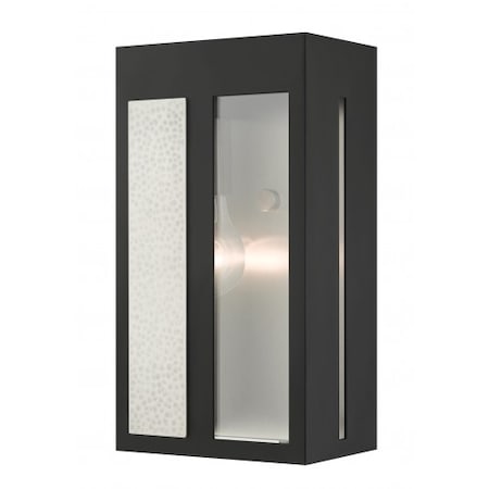 Livex Lighting Black Outdoor ADA Wall Lantern, 1 Light 27412-04