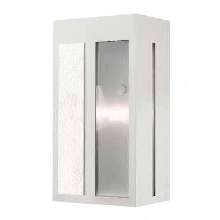 Livex Lighting Brushed Nickel Outdoor ADA Wall Lantern,  27412-91
