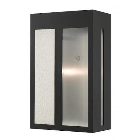 Livex Lighting Black Outdoor Wall Lantern, 1 Light 27413-04