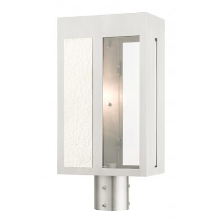 Livex Lighting Brushed Nickel Outdoor Post Top Lantern,  27416-91