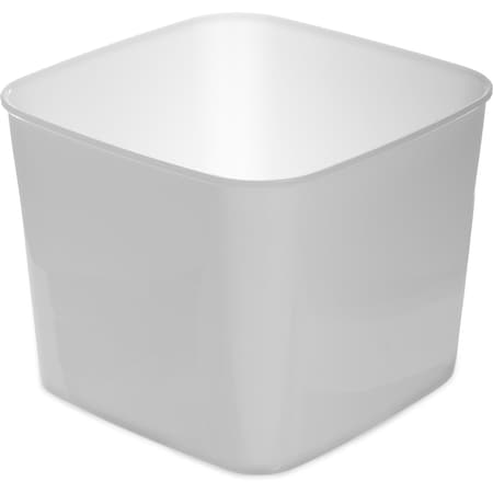 Carlisle Foodservice Storage Container, 6 qt., Wht, PK12 155602