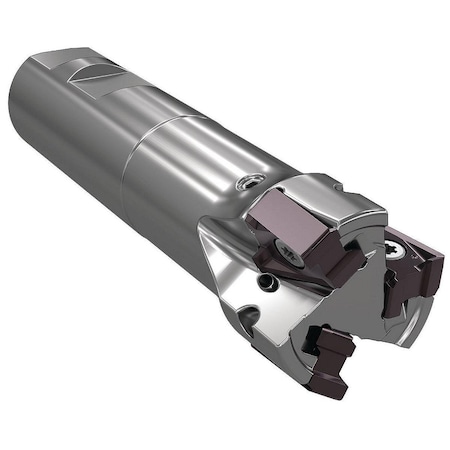 Widia Indexable Square Shoulder End Mill, VSM490-15 Series, 1.5000" Max Cut Dia, High Speed Steel VSM490D150Z04W125XN15