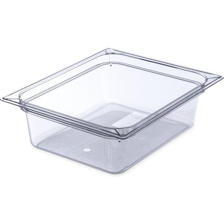 Carlisle Foodservice Half Food Pan PC, 4" D, Clr, PK6 10221B07