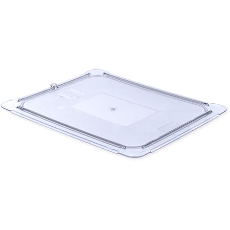 Carlisle Foodservice Univ Flat Lid, Half Food Pan PC, Cl, PK6 10236U07