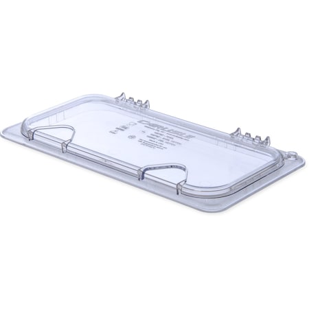Carlisle Foodservice Hinged Univ Lid w/Hndl/Notch, 1/3 Sz, PK6 10279Z07