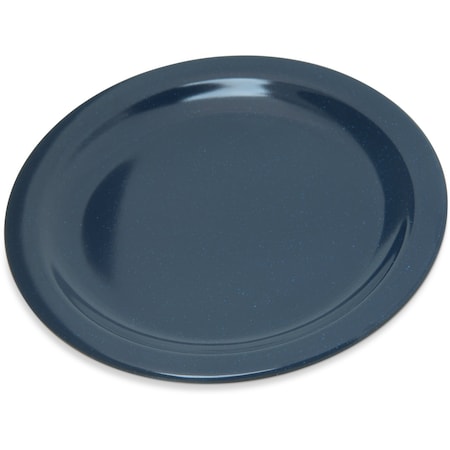 Carlisle Foodservice Melamine Salad Plate, 7.25", Blue, PK48 4350335