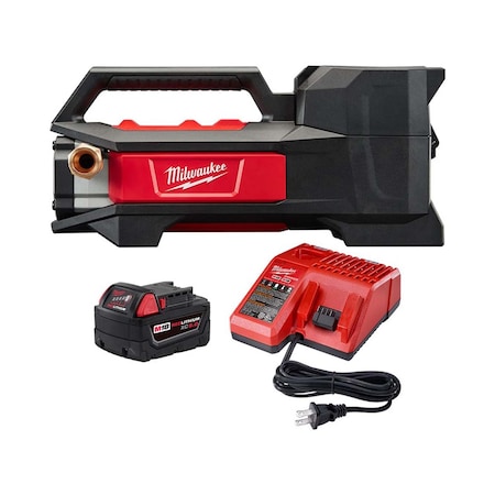 Milwaukee Tool CordlessTransferPump, 18volt, w/StarterKit 2771-20, 48-59-1850