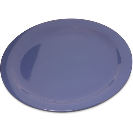 Carlisle Foodservice Melamine Dinner Plate, 10.25", Blue, PK48 4350014