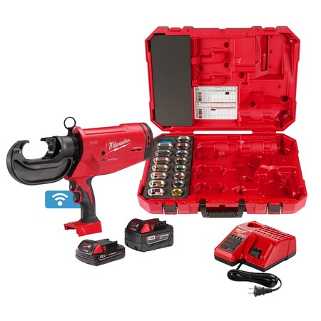 Milwaukee Tool M18™ FORCE LOGIC™ Cordless 750 MCM Crimper Kit with #6 - 750 MCM Al Dies 2779-750A