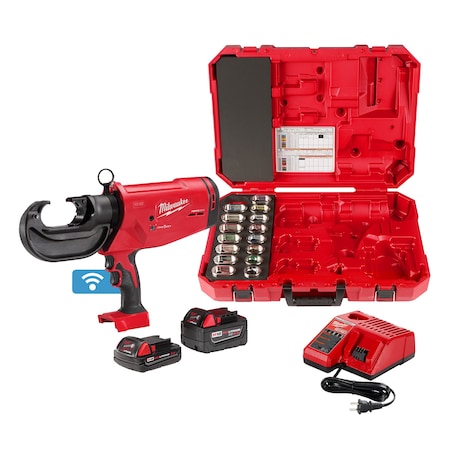 Milwaukee Tool M18™ FORCE LOGIC™ Cordless 750 MCM Crimper Kit with #6 - 750 MCM Cu Dies 2779-750C