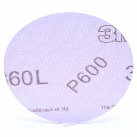 3M Hk Film D/F Dsc 360L, 5inxNH 5 Hles, PK500, 5" Dia, 5 Hole, Aluminum Oxide, P800 Grit, Open Coat Type 7010325747