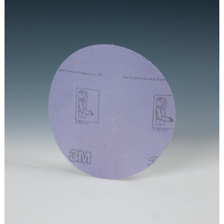 3M Hkt Flm Dc 360L, 5inxNH P220,100/, PK500, 5" Dia, No Hole, Aluminum Oxide, P220 Grit, Open Coat Type 7000120226
