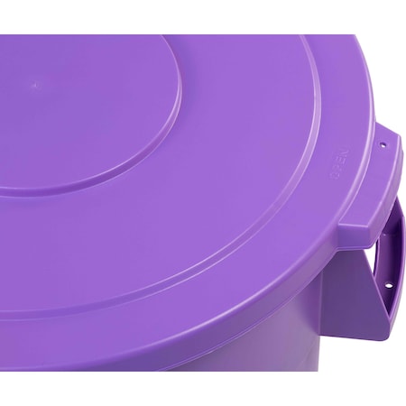 Bronco 44 Gal Trash Can Lid, Purple 84104589