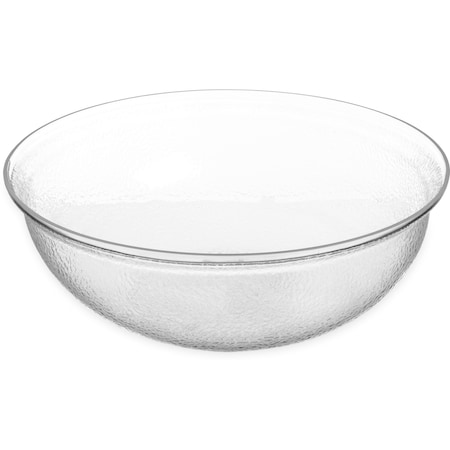 Carlisle Foodservice Pebbled Bowl Round, 15 qt., Clr, PK4 SB7807