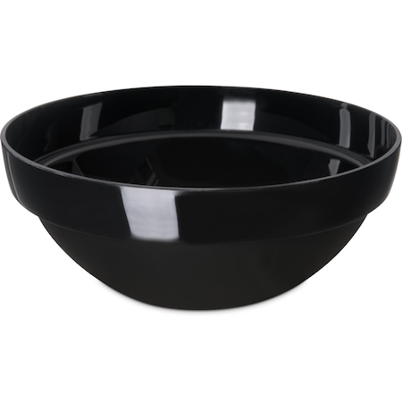 Carlisle Foodservice Stack Bowl, 3 qt., Blk, PK4 810003
