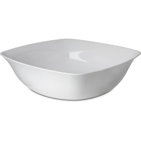Carlisle Foodservice Square Flare Bowl, 8 qt., 14", Wht, PK4 3336202