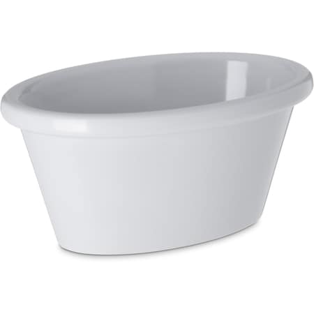 Carlisle Foodservice Mlmn Smooth Ovl Ramekin, 4 oz., Wt, PK48 S31402